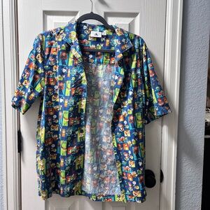 Disney Pixar Character Print Shirt